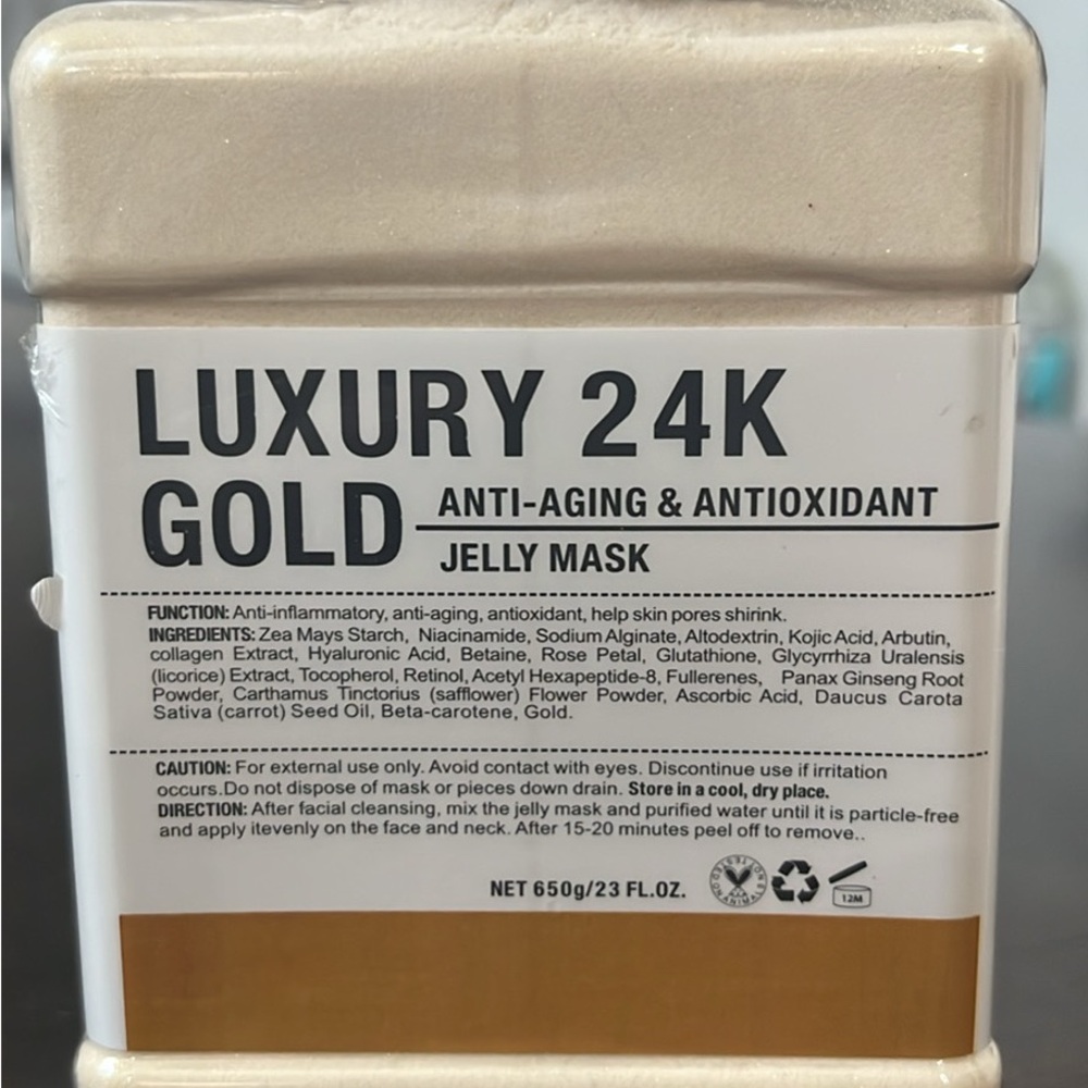 Luxury 24K Gold Jelly Mask